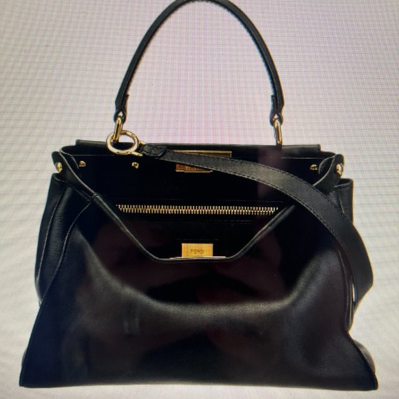 **SOLD** 
Fendi Medium Peekaboo - Gold and Black Hardware - Picture 10 of 11